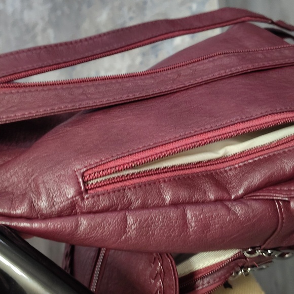 Beautiful Burgundy Backpack - Picture 6 of 6